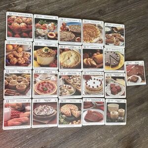 Vintage "My Great Recipes" Card Library Cooking Lot 21 Sealed Packs 1990